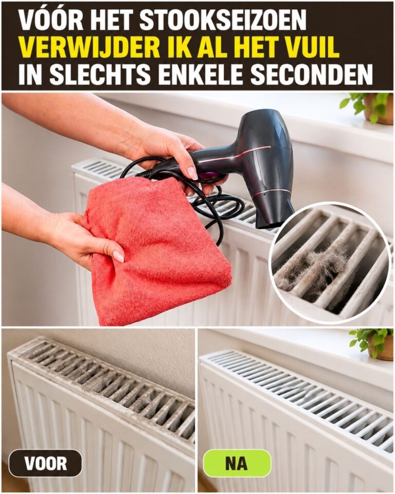 Vóór het stookseizoen verwijder ik al het vuil in slechts enkele seconden